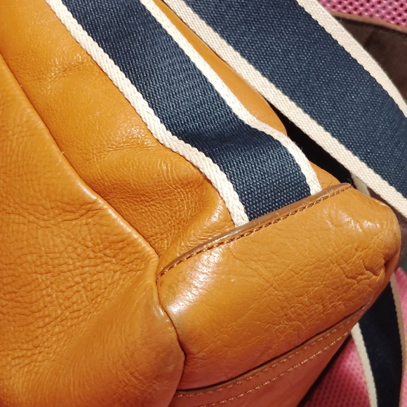 Coach Brown Leather Men's Messenger Bag - Picture 7 of 8